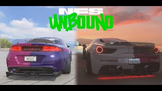 Need For Speed Unbound Custom builds - Asymmetrical racers 1 (feat Eclipse and 488 GTB)