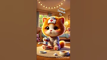 LEKAS SEMBUH YA 🥲😊 #kucing #anakkucing #kucinglucu