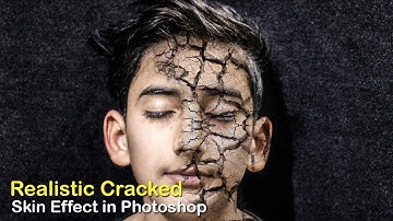 How to Create Realistic Cracked Skin Effect in Photoshop || Photoshop Tutorial