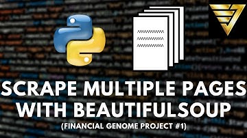 Scrape Multiple Pages with #Python and #beautifulsoup | #186 (Financial Genome Project #1)