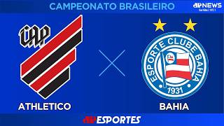 🔴#AOVIVO: Athletico x Bahia | JOVEM PAN NEWS CURITIBA | 20/09/2026 | #BRASILEIRÃO #SÉRIEA