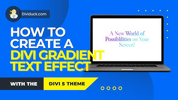 How to Create Stunning Gradient Text in Divi (Built-In Options Only!)