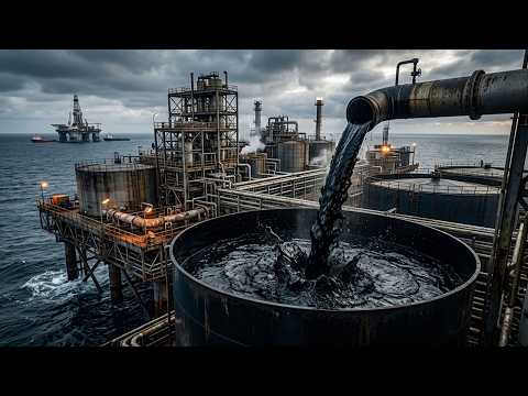 Comment le pétrole brut est-il transformé en carburant à grande échelle ?