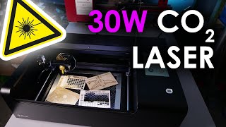 FLUX Beamo REVIEW - Compact 30W CO2 Laser Cutter