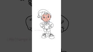 Let's draw Noddy in Toyland | Little Champs Art