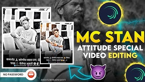 basti ka hasti song attitude status video editing - alight motion video editing @EDITZBYRAMESH