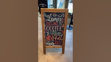 Chalkboard art. #calligraphy #lettering #chalklettering #chalkboard #art