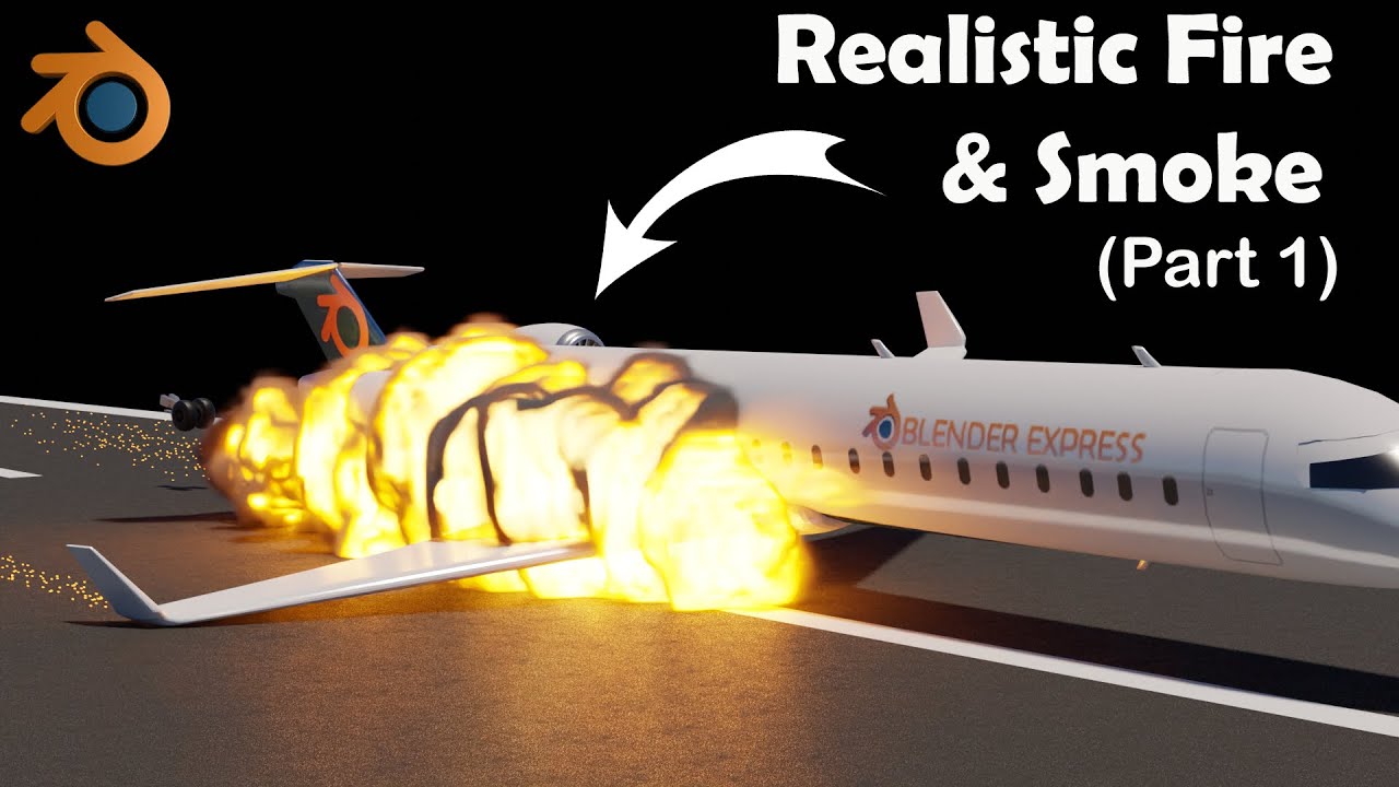 Fire and Smoke in Blender | Epic Explosion Tutorial with KHAOS Add on ...