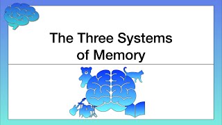 The Three Systems of Memory