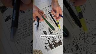 ART SUPPLIES I've been using to draw my COMIC