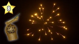 selfmade 2,5 Kugelbombe / shell d1 Glitter to sunrise yellow dahlia (Adventskalender #8) [HD]