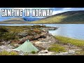 Lakeshore camping in norway with my dog  not as planned