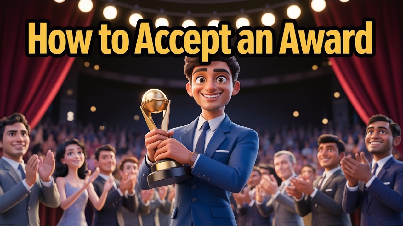 How to accept an award and give an acceptance speech