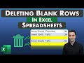 Excel tips  delete blank rows  the best way