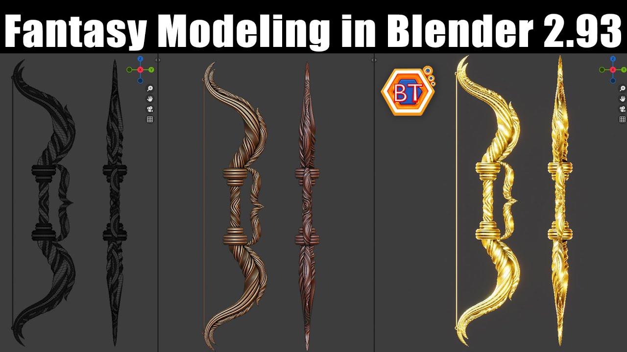 Fantasy Modeling in Blender 2.93 Tutorial