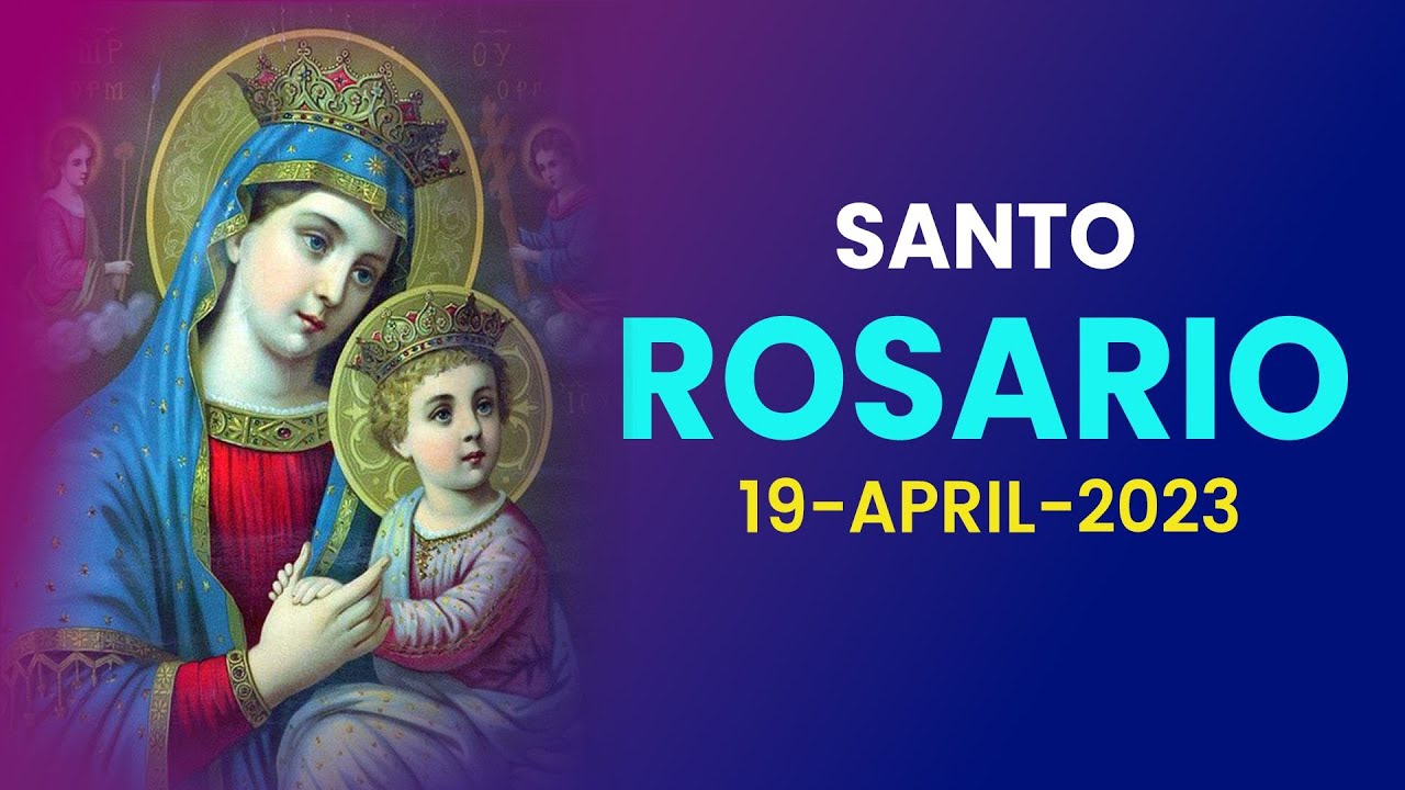 Misteri Del Rosario Del Mercoledì Santo Rosario 🙏🏻 Mercoledì🙏🏻 April 19, 2023 🙏🏻 Misteri Gloriosi del