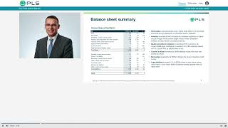 PLS FY26 Interim Results Webcast Update