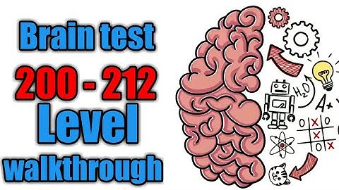 Brain test level 200 - 212 walkthrough or solution