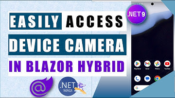 🌟.NET 9 Blazor Hybrid Camera📷 Integration | Step-by-Step Tutorial for Beginners 📱
