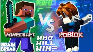 Minecraft vs Roblox Jump Battle | Brain Break screenshot 4