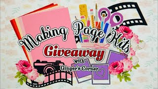 Making Page Kits and Giving them AWAY! June 1 2026 | How to MAKE A PAGE KIT | #scrapbookingideas