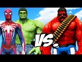 SPIDER-MAN, HULK VS RED HULK - EPIC BATTLE