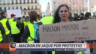 Violenta jornada de protestas en Francia