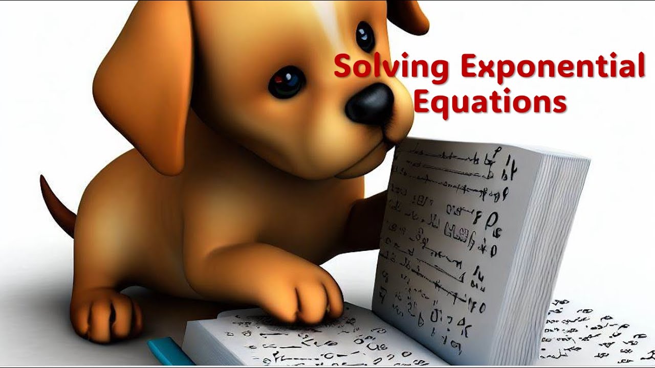 Solving Exponential Equations - YouTube