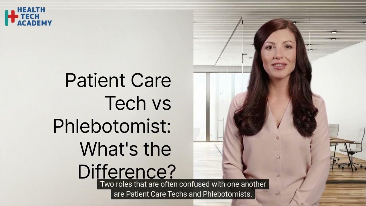 Patient Care Tech vs Phlebotomist What's the Difference? YouTube