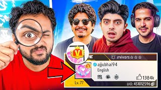 AI Reacting To Free Fire Youtubers Id Gone Wrong 😱 