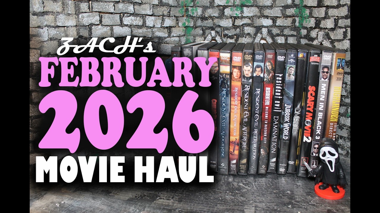 Zach's February 2026 Movie Haul: Resident Evil, Friday the 13th Auto