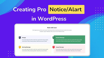 How to Display professional Notices & Alert message in WordPress | Spider Elements