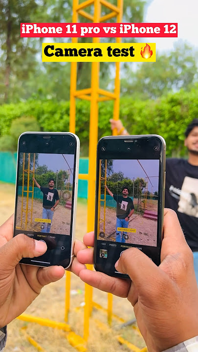 iPhone 11 pro vs iPhone 12 camera 📸 | #iphone11pro #iphone12 #youtubeshorts