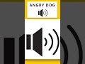 Angry dog - Free To Use Sound Effects #dog #puppy #animals #funny #pets #pedigree #pet #barking
