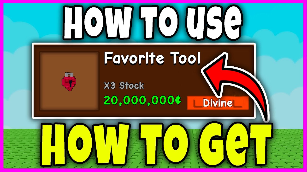 How to GET & USE FAVORITE TOOL in GROW A GARDEN Roblox - YouTube
