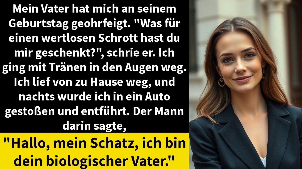 Mein Vater hat mir die Uhr, für die ich sechs Monate gespart habe, vor allen Gästen auf der Geburtstagsparty ins Gras geworfen und gelacht. „Warum haben wir dich überhaupt behalten?“, hatte er mir...