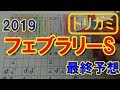 フェブラリーステークス2019 最終予想 【競馬予想】