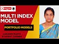 MULTI INDEX MODEL - PORTFOLIO MODELS Explained in English & Tamil