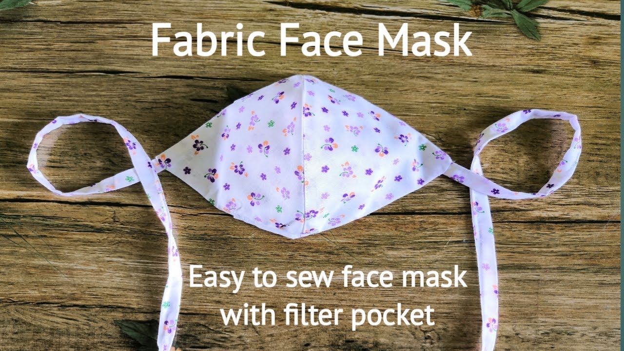 Face Mask Sewing Tutorial / How to sew a reusable Face Mask (with