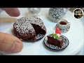 Mini food #118 『Gateau chocolate ガトーショコラ』How to make Miniature food (edible) Tiny food ASMR ミニチュア料理