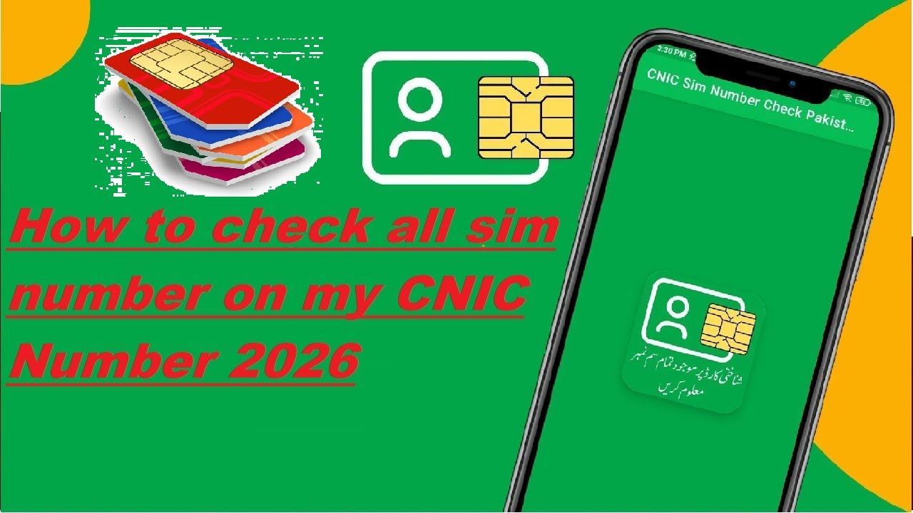 How to check all sim number on my CNIC Number 2026 | Deaf Sign Expert Solution