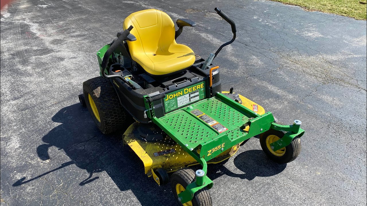 review of the John Deere z355e - YouTube