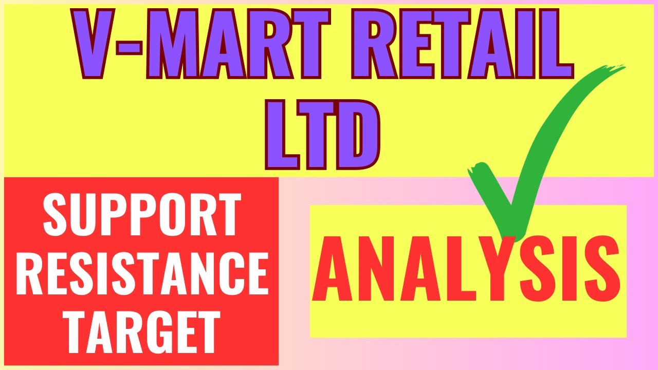 V-MART RETAIL LTD || MULTIBAGGER SHARE || SUPPORT RESISTANCE ANALYSIS || BEST SHARE |