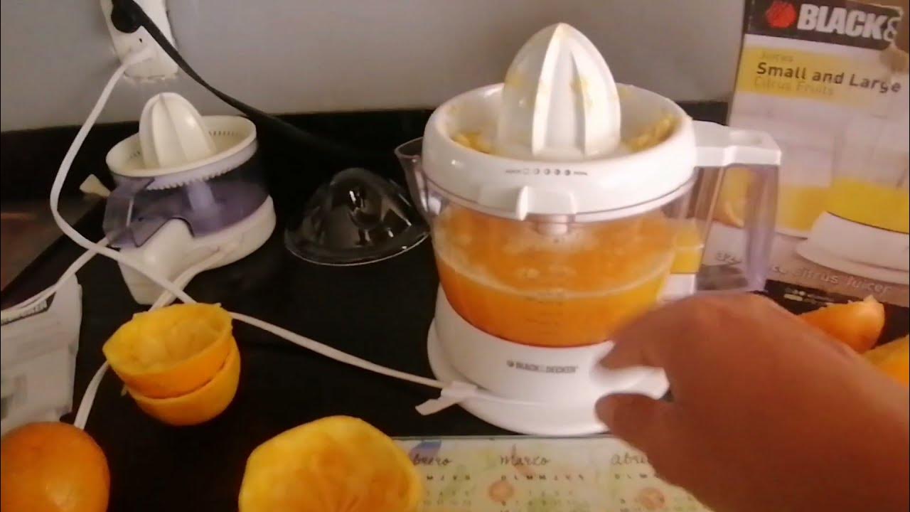 Precioso Mejorar Australia Reseña del Exprimidor de naranja eléctrico Black & Decker - YouTube