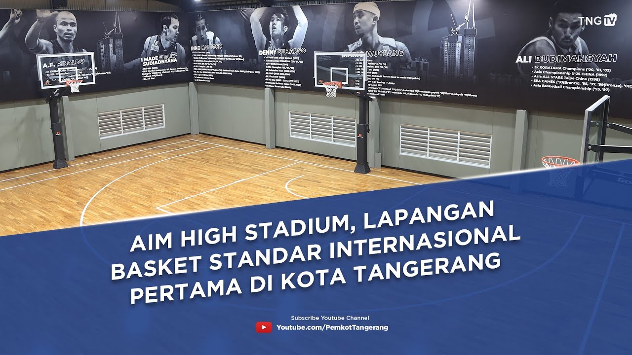 AIM High Stadium, Lapangan Basket Standar Internasional Pertama Di Kota