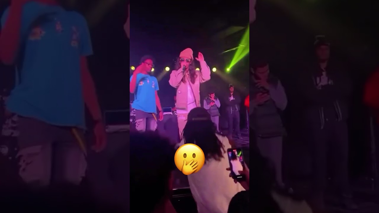 Fan Jumps on Stage&hellip; and Every Artist Reacts in Their Own Way#ConcertMomentsFan Jumps on Stage&hellip;