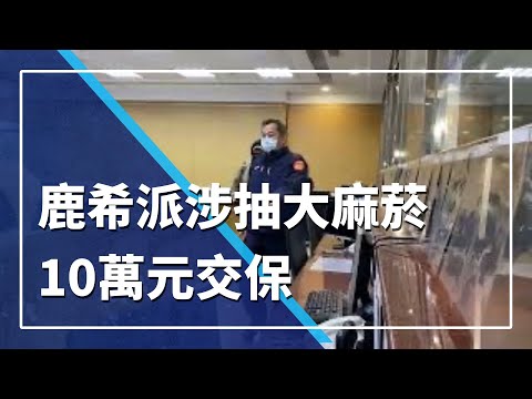 吳宗憲兒鹿希派涉抽大麻菸 10萬元交保