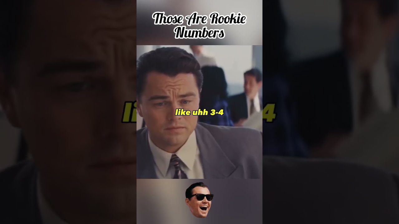 Those Are Rookie Numbers Shorts Wolfofwallstreet Funnyshorts