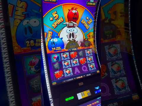 PIGS ARE POPPIN ON THIS SLOT! #slots #casino #jackpot