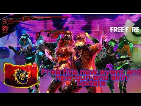 Free fire update and new gun and skin update it and new event update